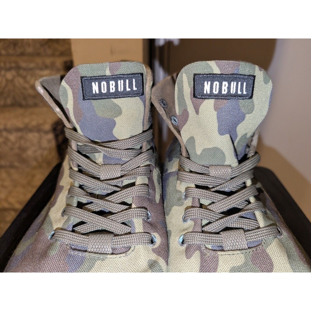 Nobull High Top Camo Mens Size 10 Trainers Sneakers Shoes Green - Picture 5 of 14